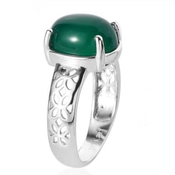 NEW Karis Green Onyx Ring Size 7 - Picture 10 of 11